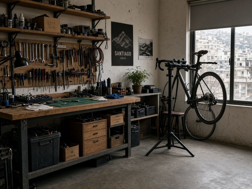 About the Bike repair shop studio at Studio Lemonroot